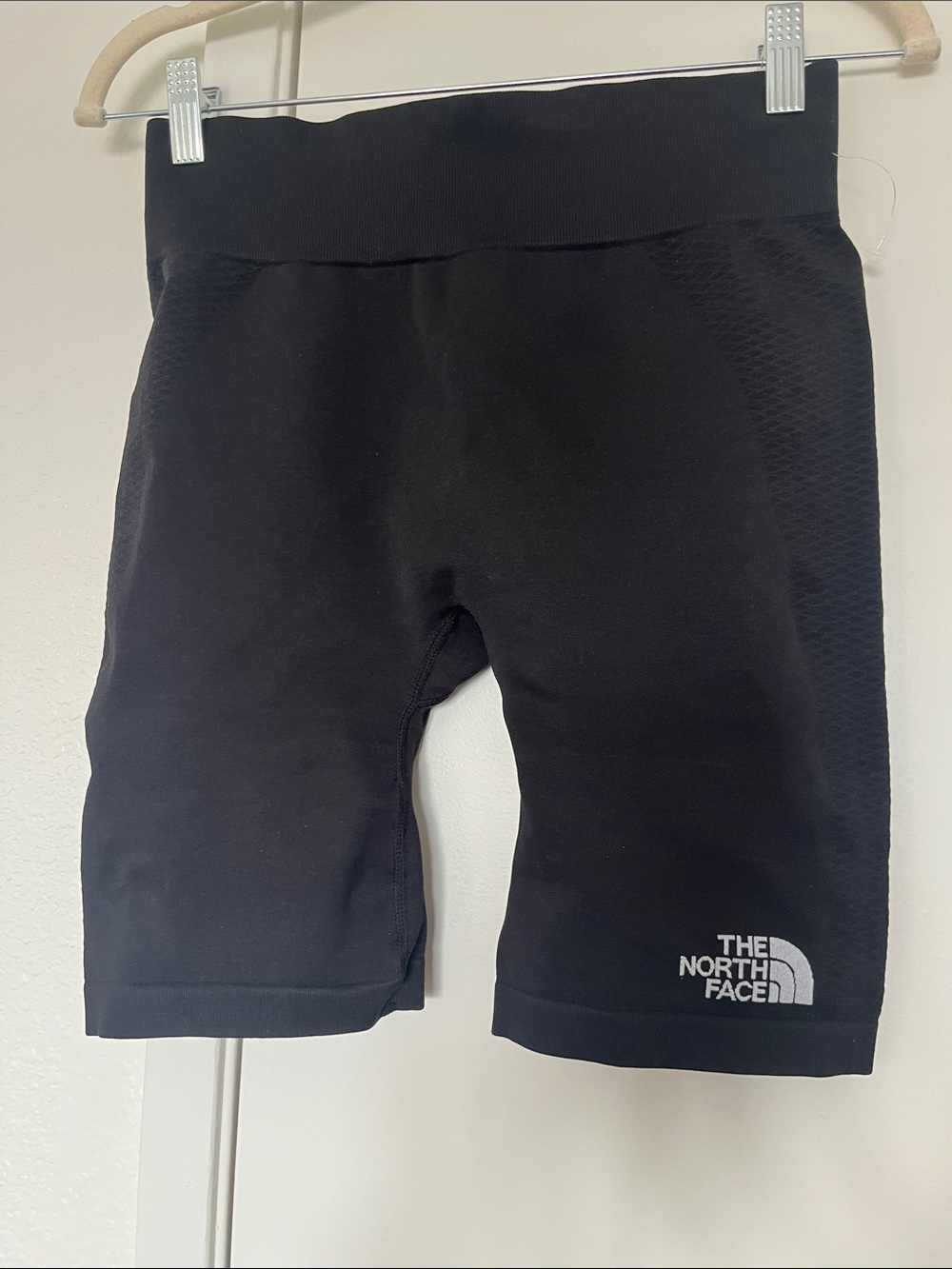 The North Face Black  Bike Shorts with Logo